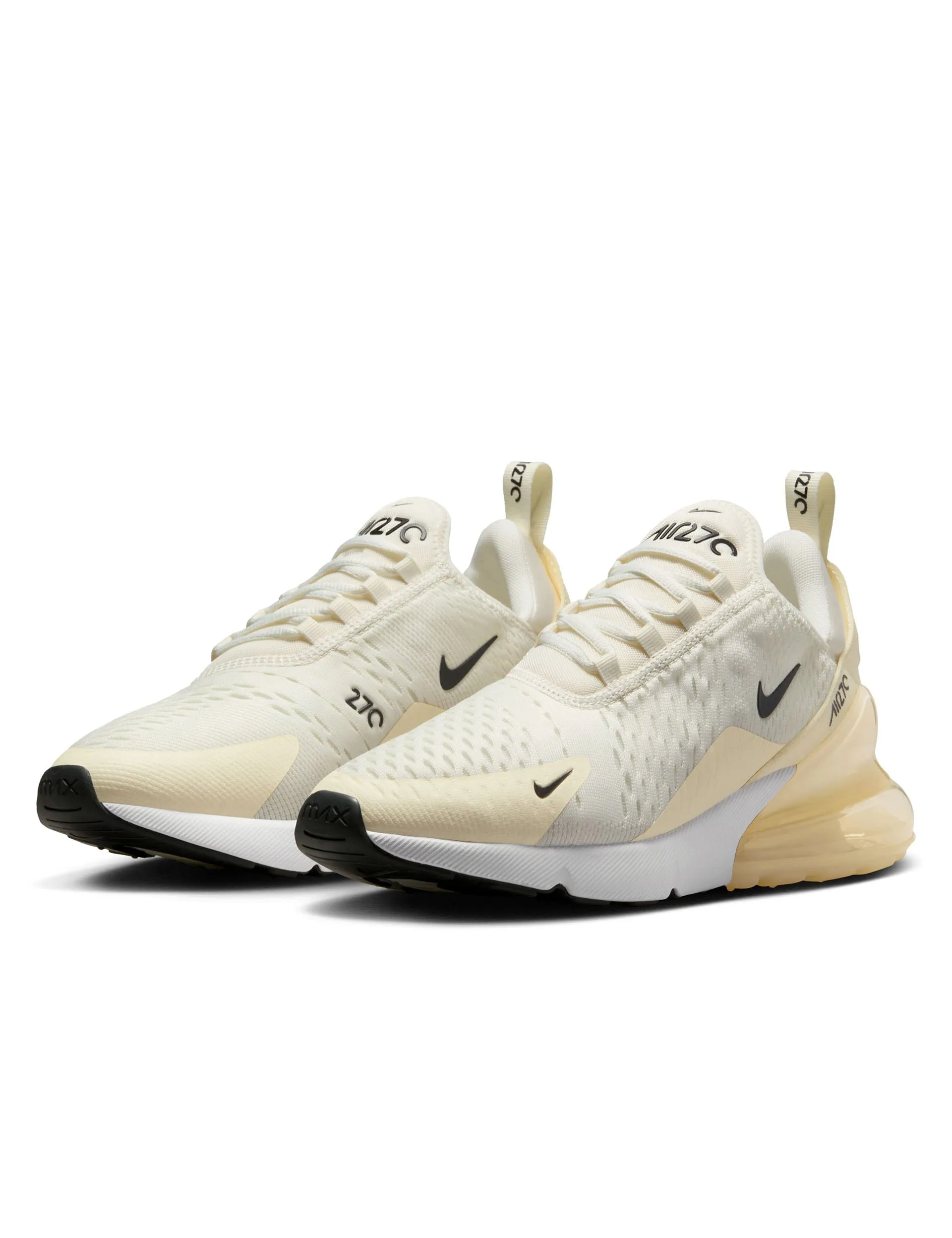 Air Max 270 Schuhe - Segel/Schwarz/Kokosmilch/Blasses Elfenbein Schuhe_Nike_Trainer