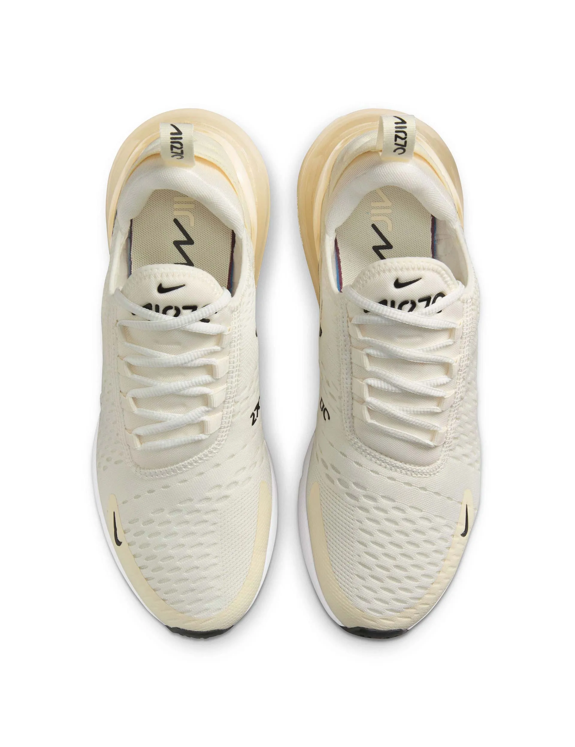 Air Max 270 Schuhe - Segel/Schwarz/Kokosmilch/Blasses Elfenbein Schuhe_Nike_Trainer