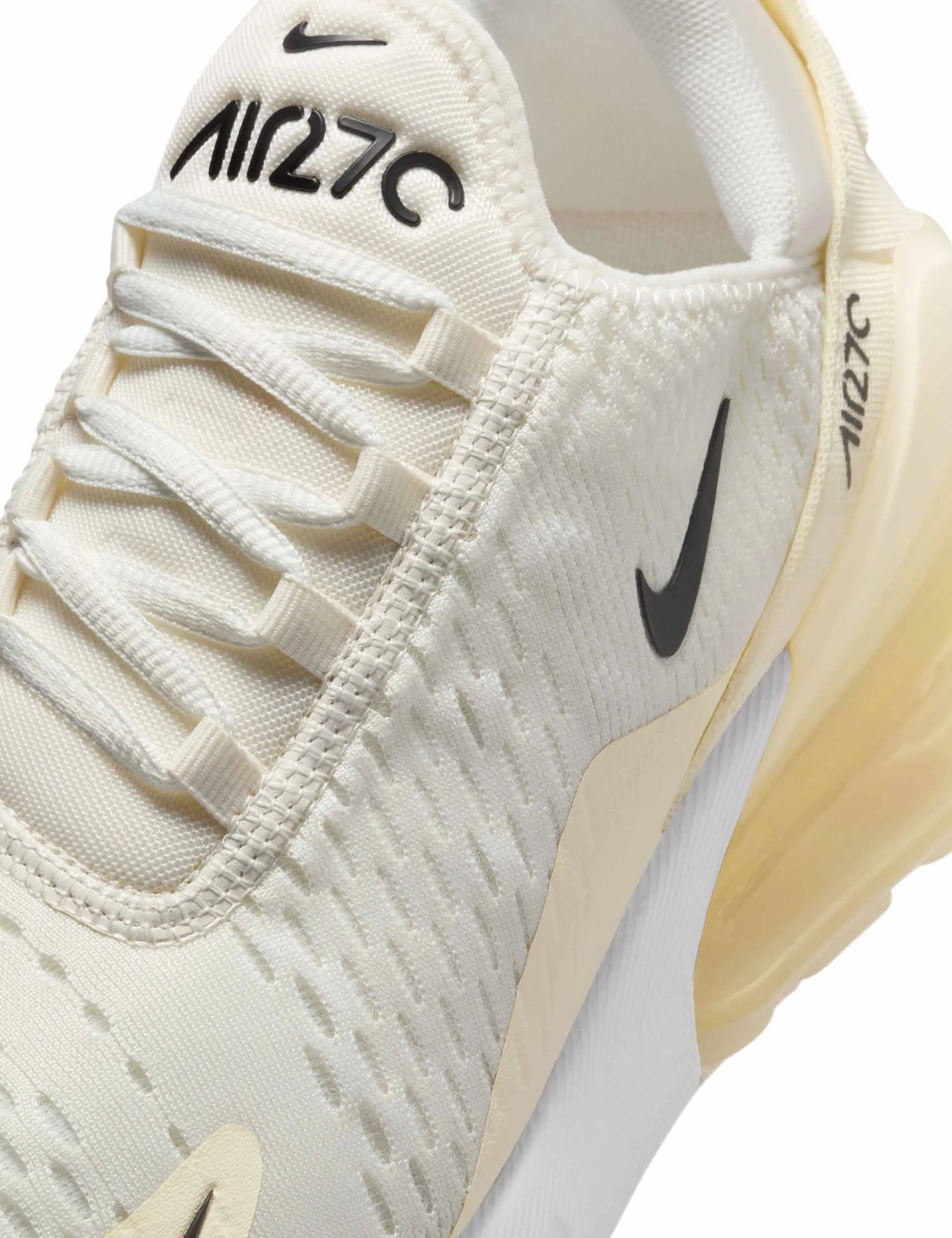 Air Max 270 Schuhe - Segel/Schwarz/Kokosmilch/Blasses Elfenbein Schuhe_Nike_Trainer