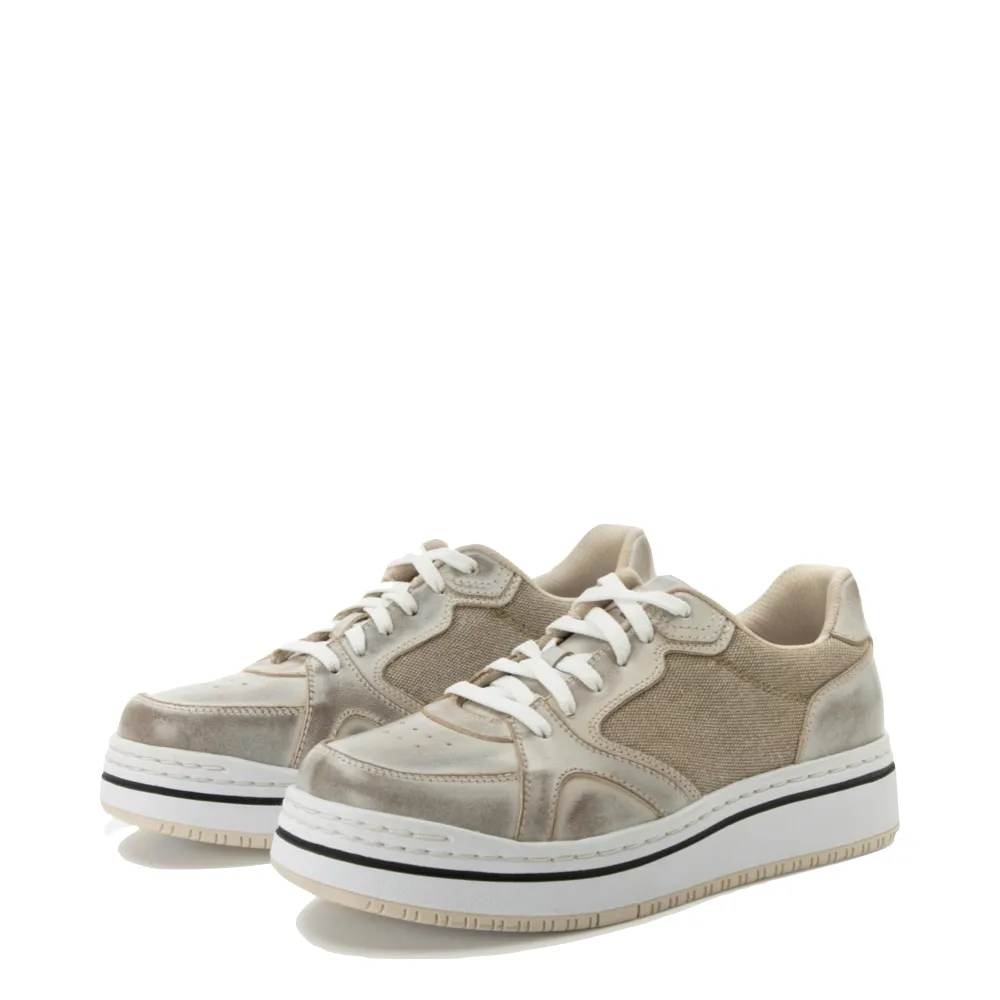 Alegria Damen Alyster Plateausneaker in Creme