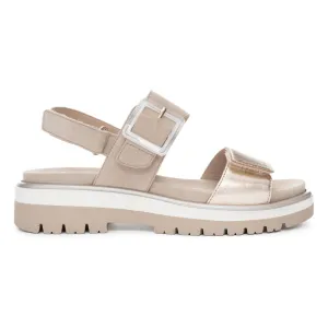 Ara Damen Marbella Sand Metallic Leder