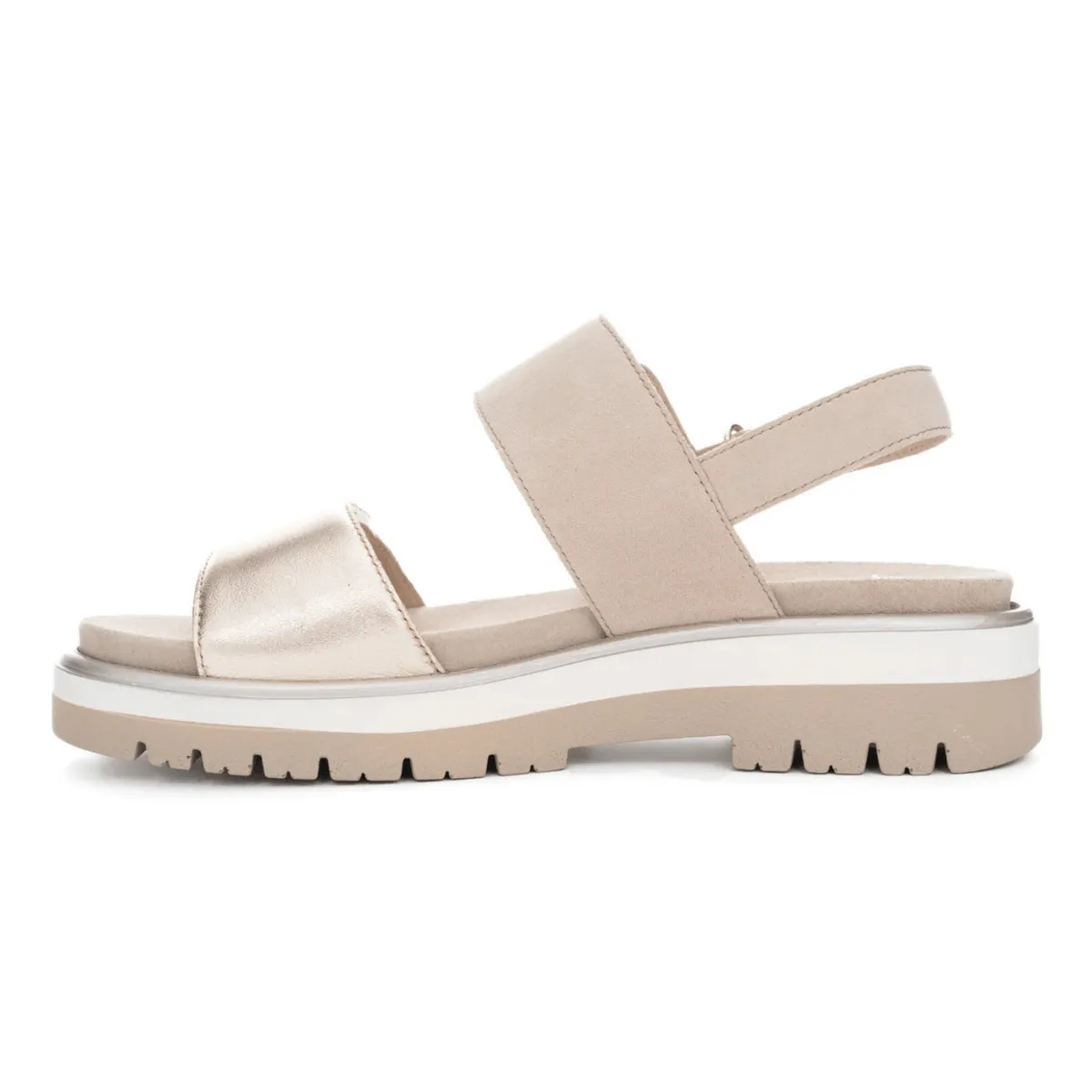 Ara Damen Marbella Sand Metallic Leder