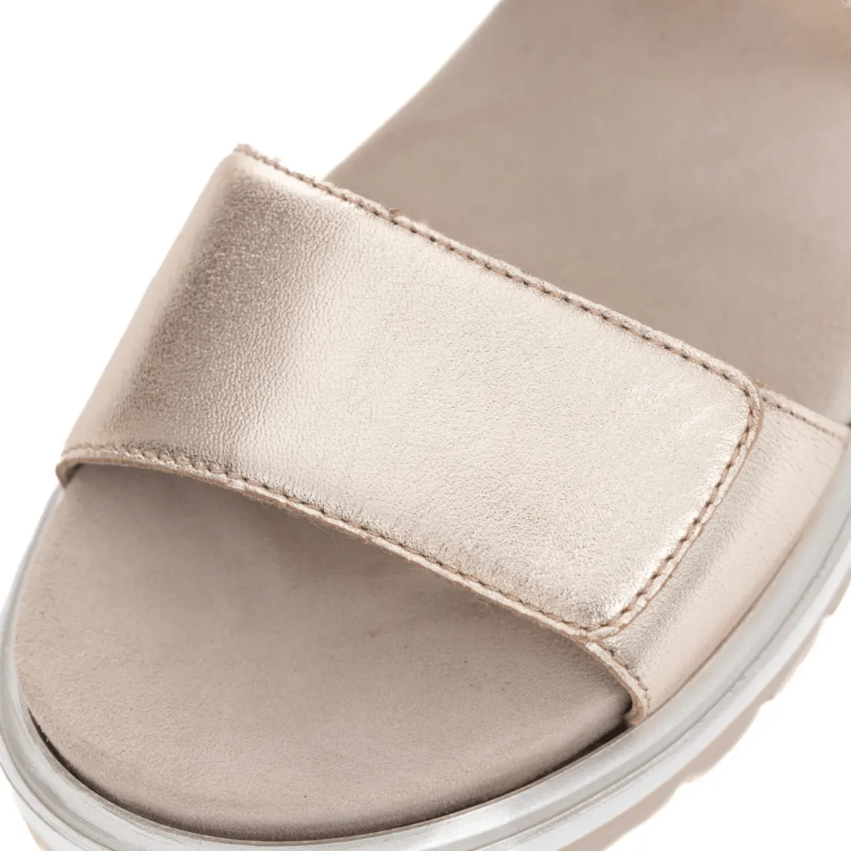 Ara Damen Marbella Sand Metallic Leder