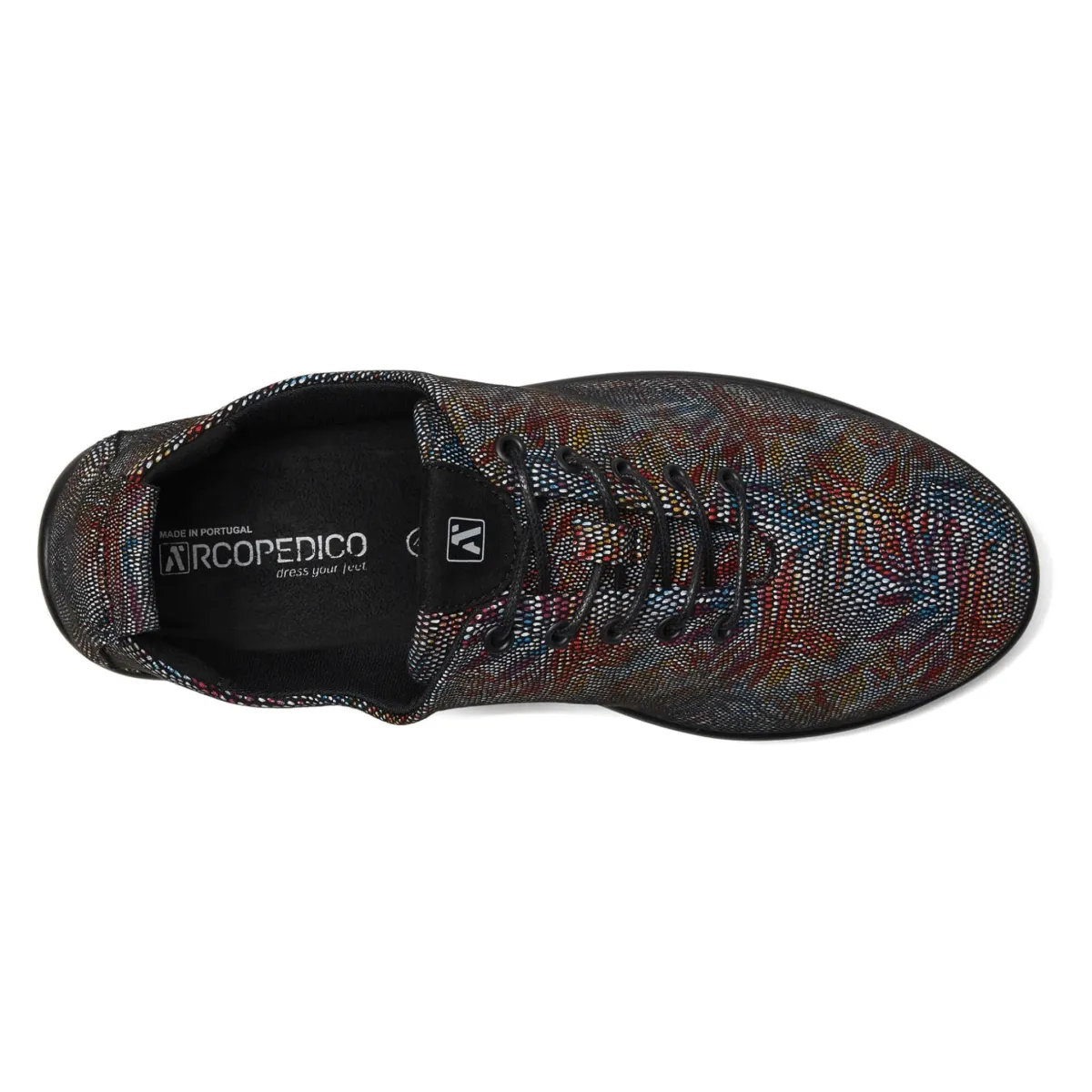 Arcopedico Damen Lanin Schwarz Palm Multi