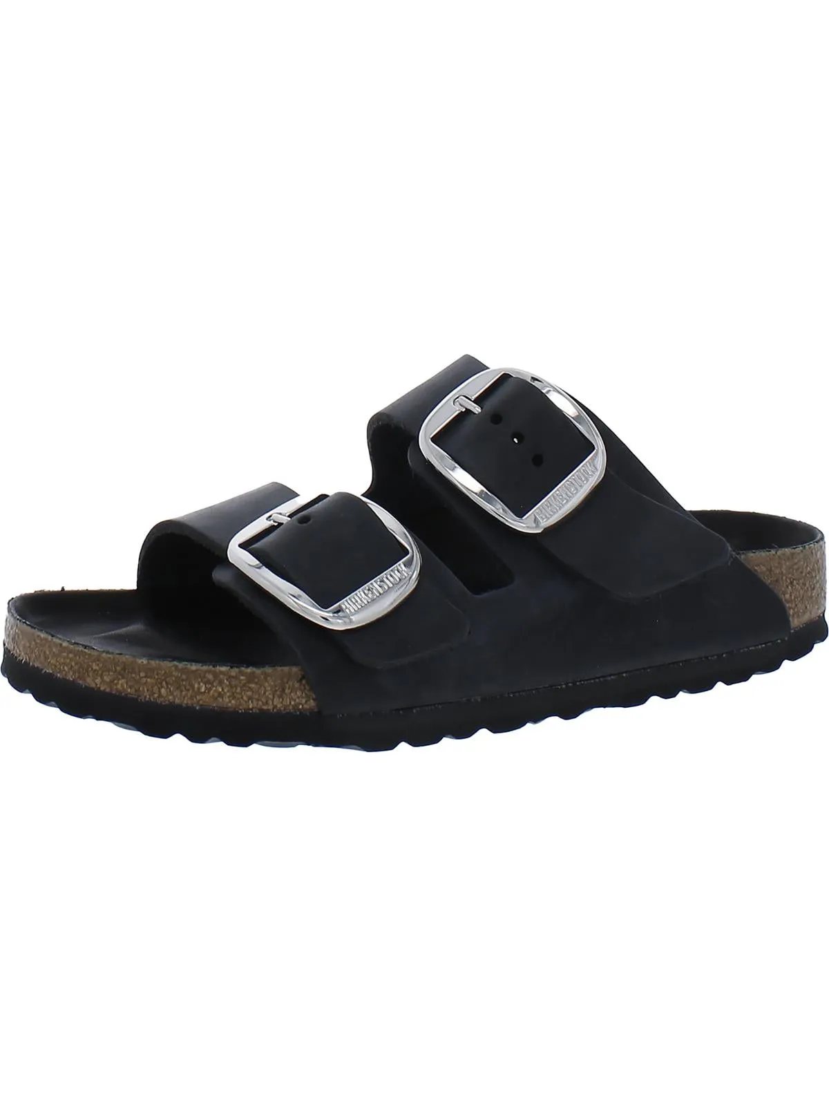 Arizona Damen-Ledersandalen mit großem Verschluss und Korksohle