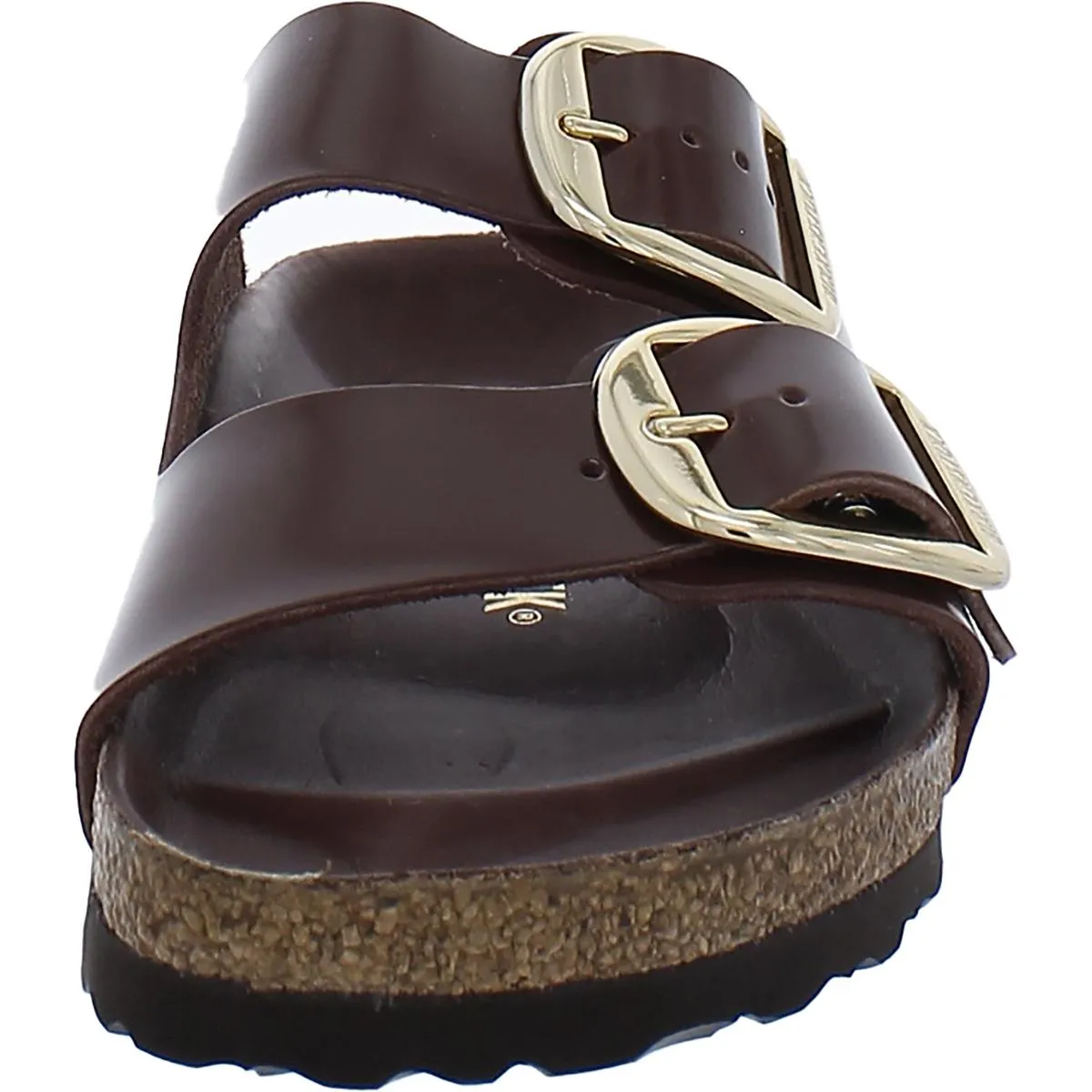 Arizona Damen-Sandalen mit großem Verschluss und doppelten Riemen aus Glattleder