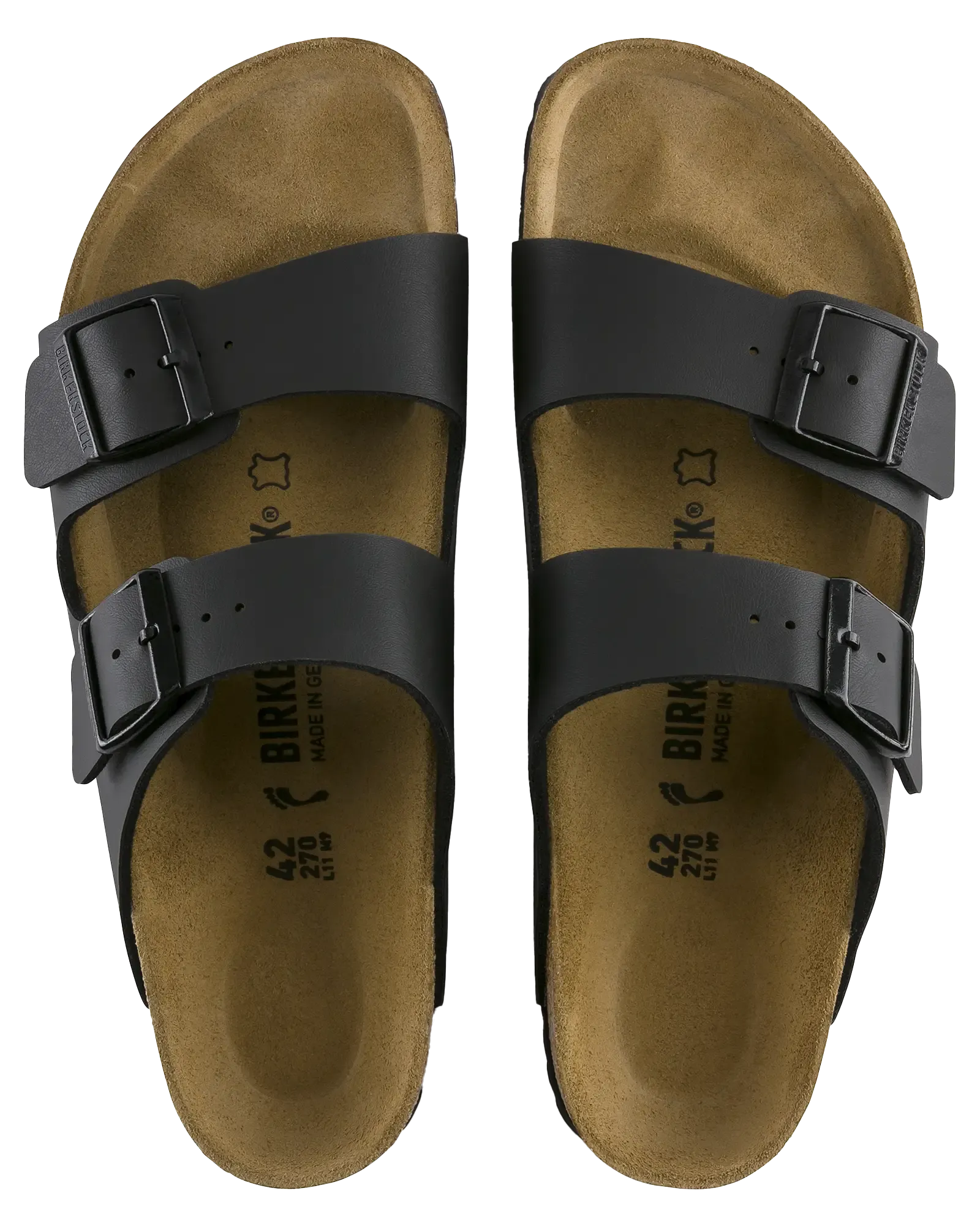 Arizona Birko Flor Sandalen in Schwarz