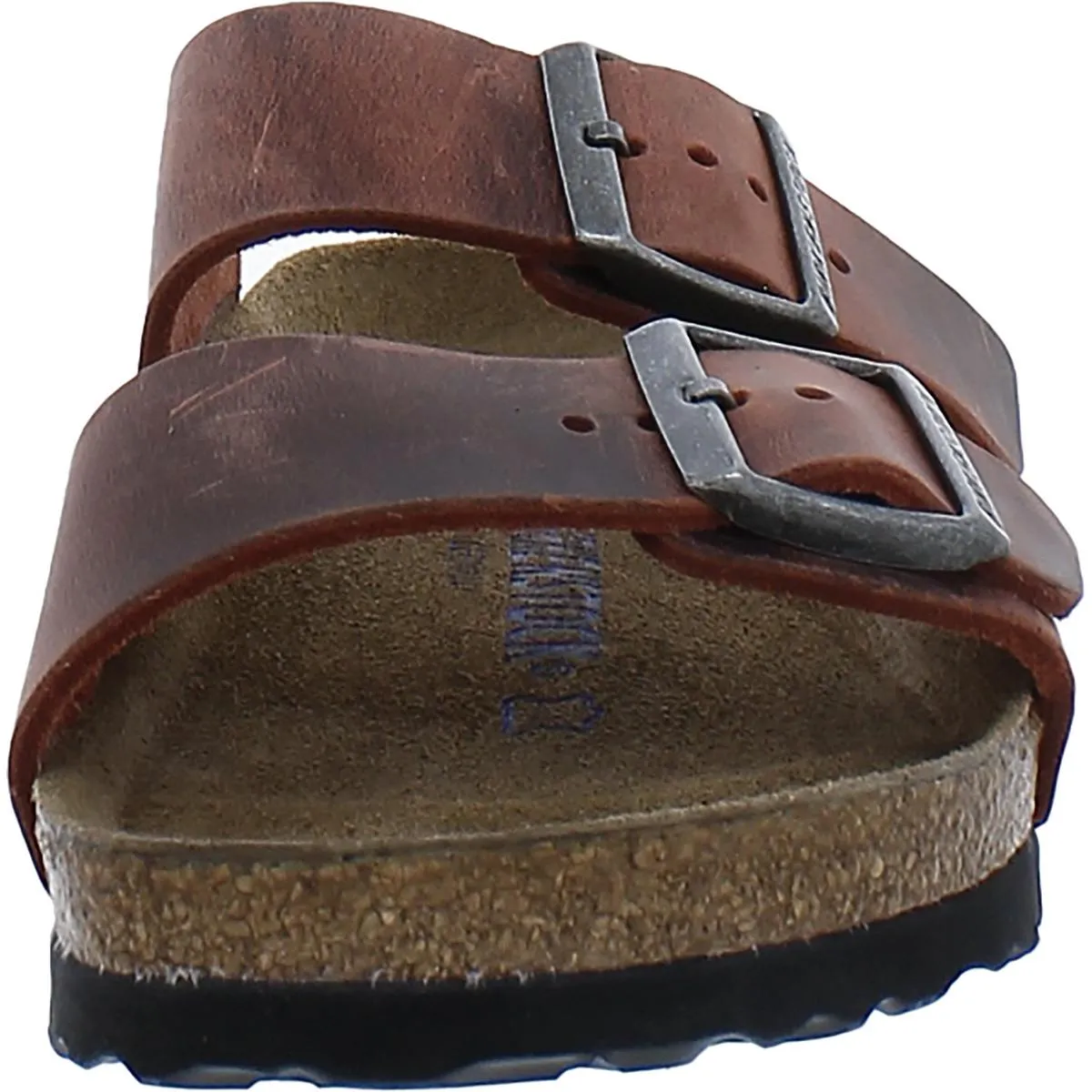 Arizona BS Damen Leder-Fußbett-Slides Sandalen