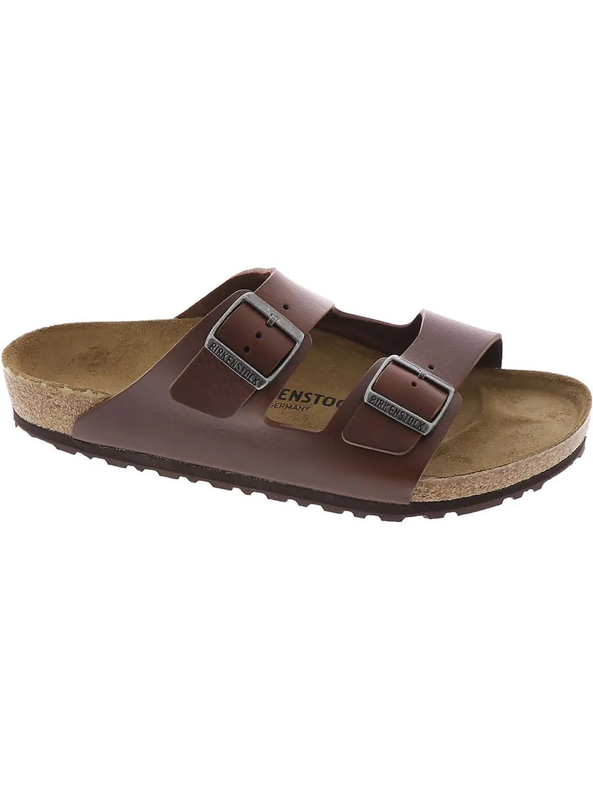 Arizona BS Damen Leder-Fußbett-Slides Sandalen