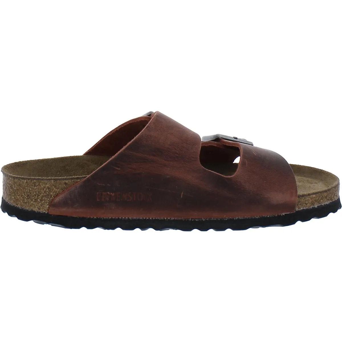 Arizona BS Damen Leder-Fußbett-Slides Sandalen