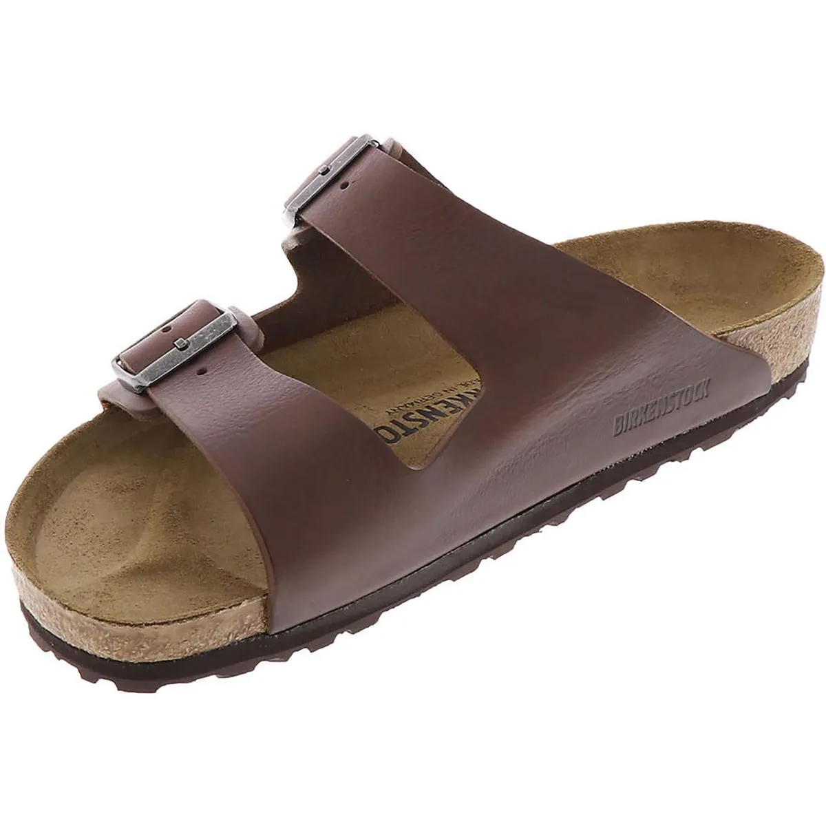 Arizona BS Damen Leder-Fußbett-Slides Sandalen