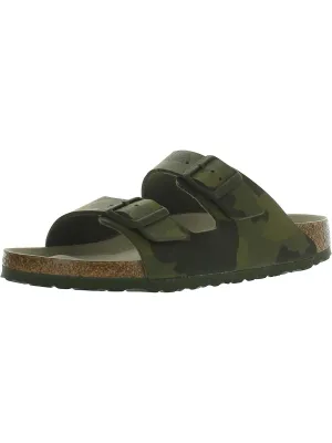 Arizona BS Damen Leder-Fußbett-Slides Sandalen