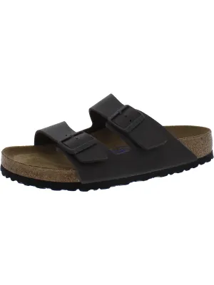 Arizona BS Damen Leder-Fußbett-Slides Sandalen