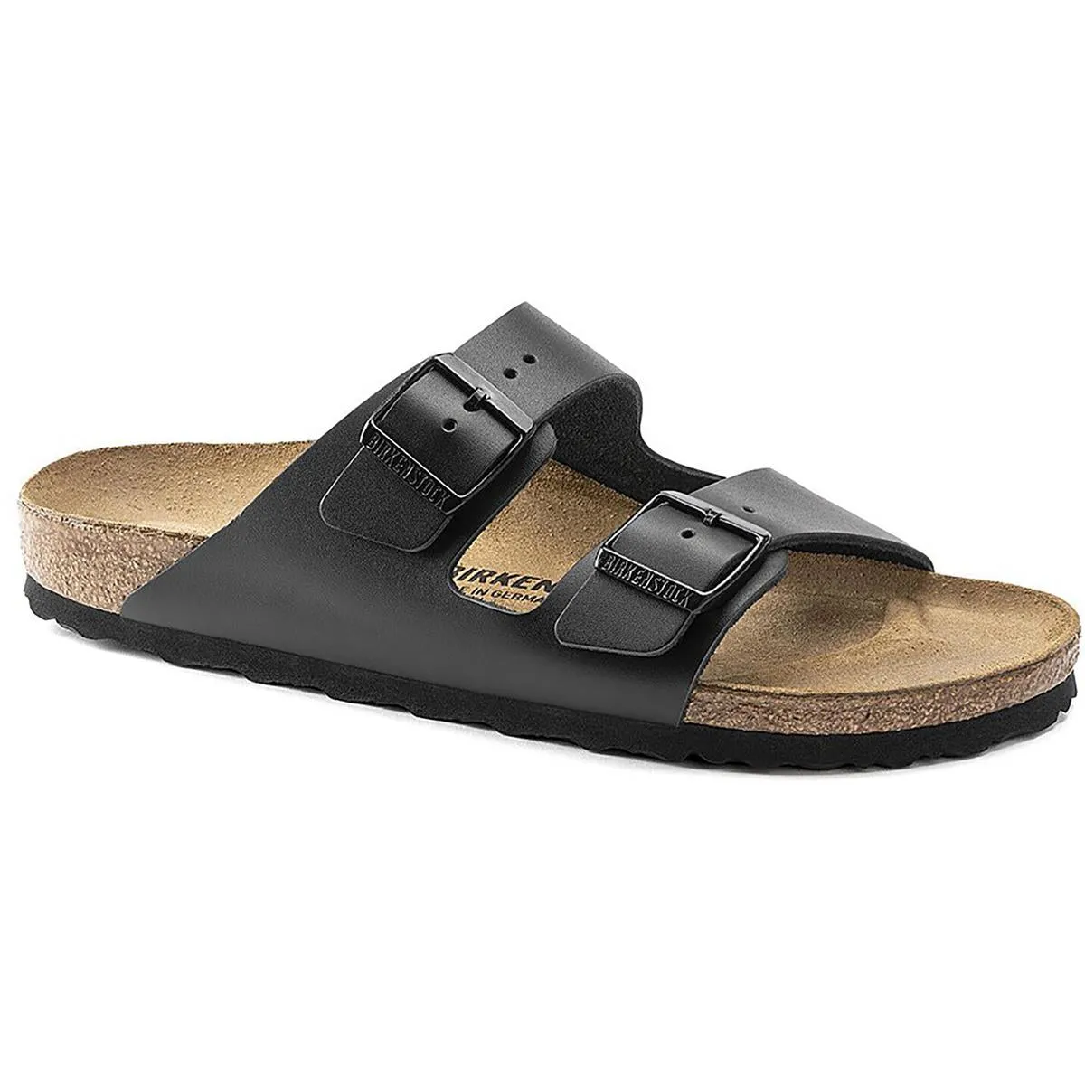 Arizona BS Damen Leder Schlupf-Sandalen mit Fußbett