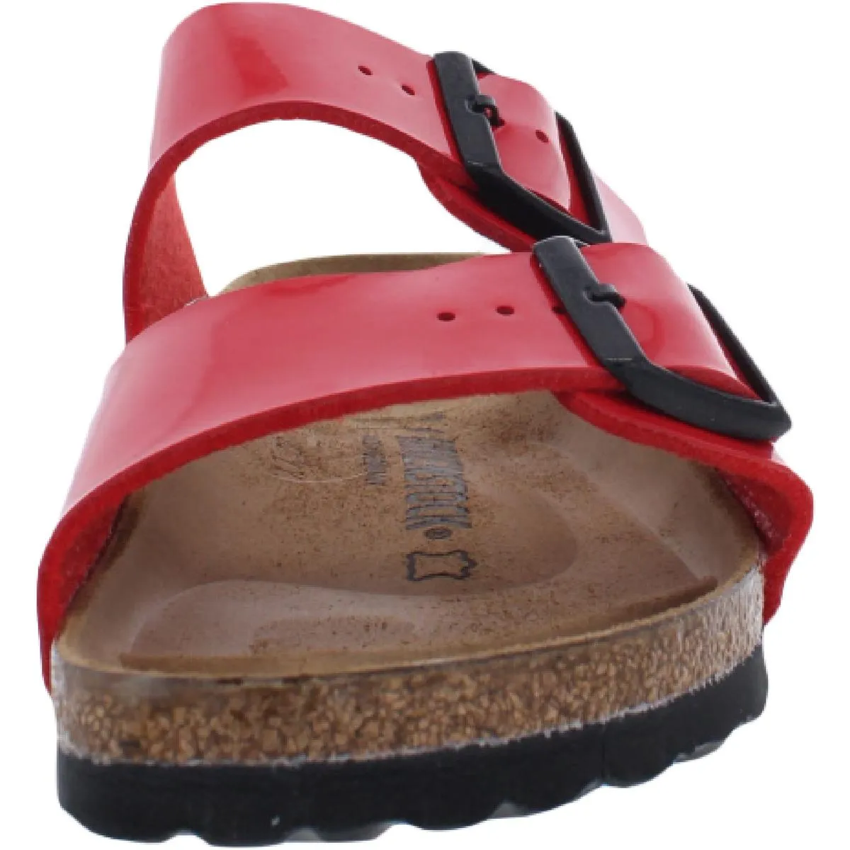Arizona BS Damen Lackleder Freizeit-Fußbett Sandalen