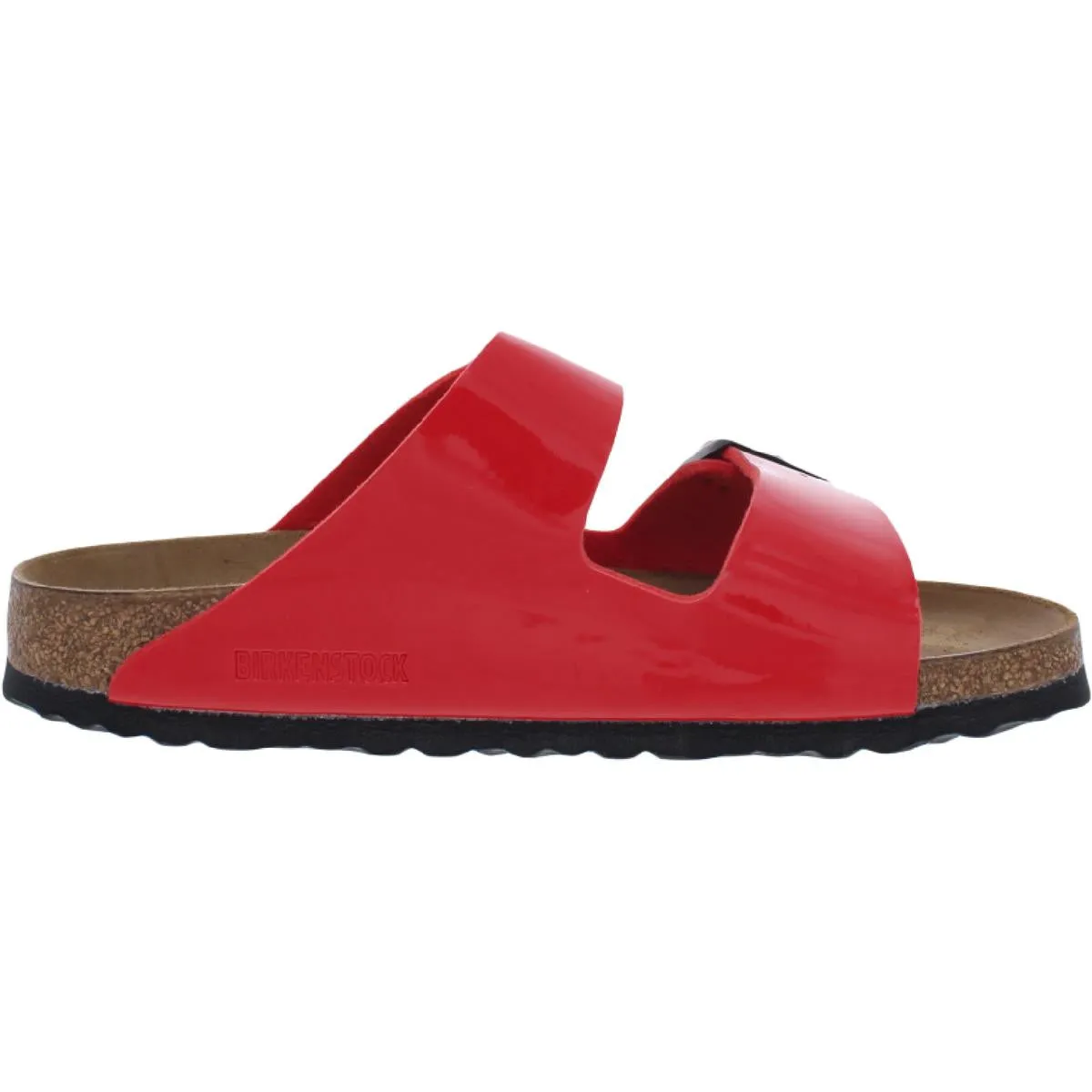 Arizona BS Damen Lackleder Freizeit-Fußbett Sandalen