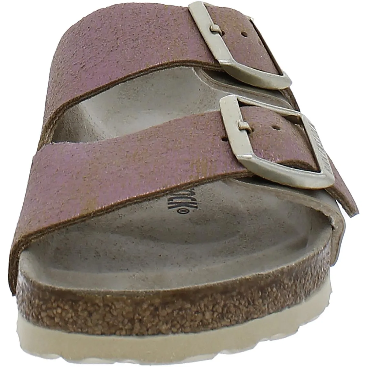 Arizona BS Damen Wildleder Zweifarbige Slide-Sandalen