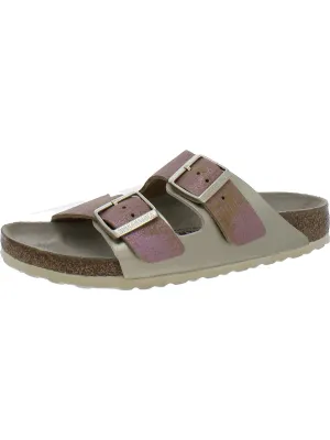Arizona BS Damen Wildleder Zweifarbige Slide-Sandalen
