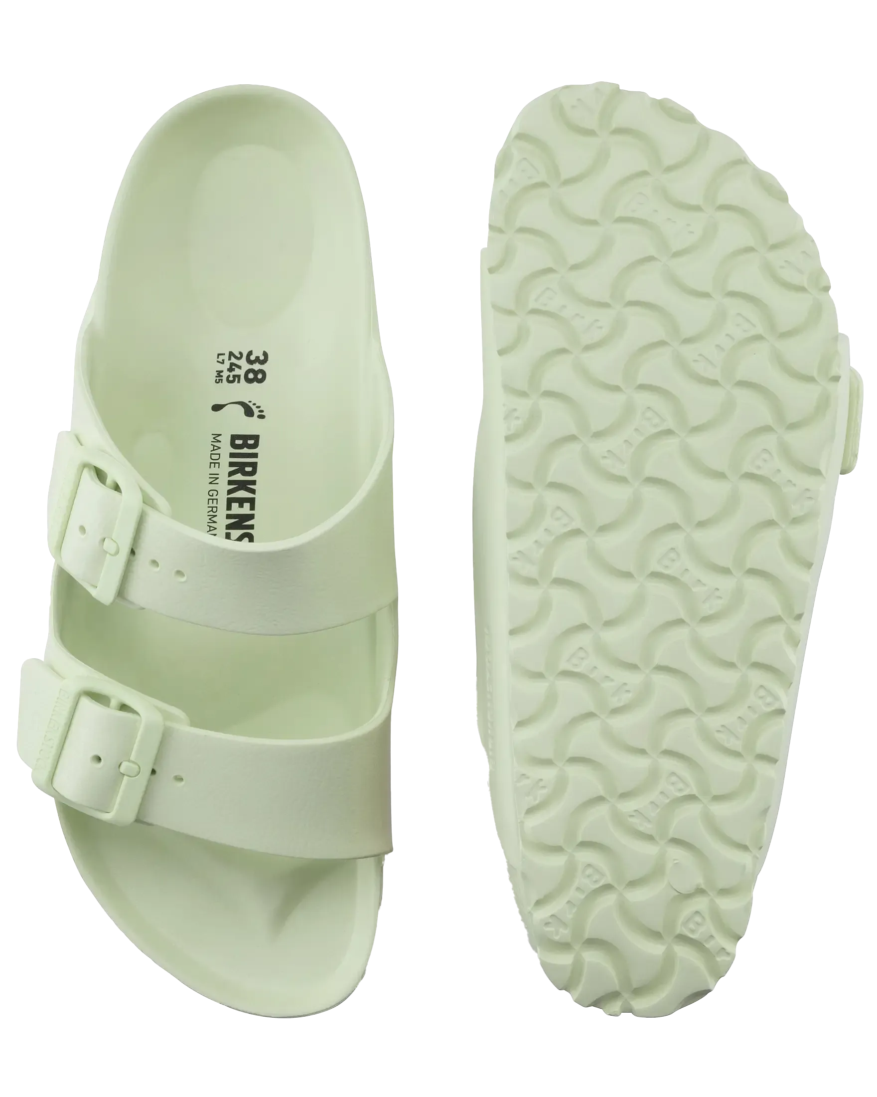 Arizona EVA-Sandalen in Verblasstem Limettengrün