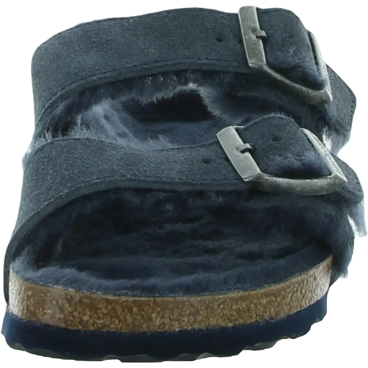 Arizona Damen Wildleder Sandalen mit Kunstfell-Fußbett