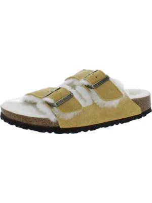 Arizona Damen Wildleder Shearling Sandalen