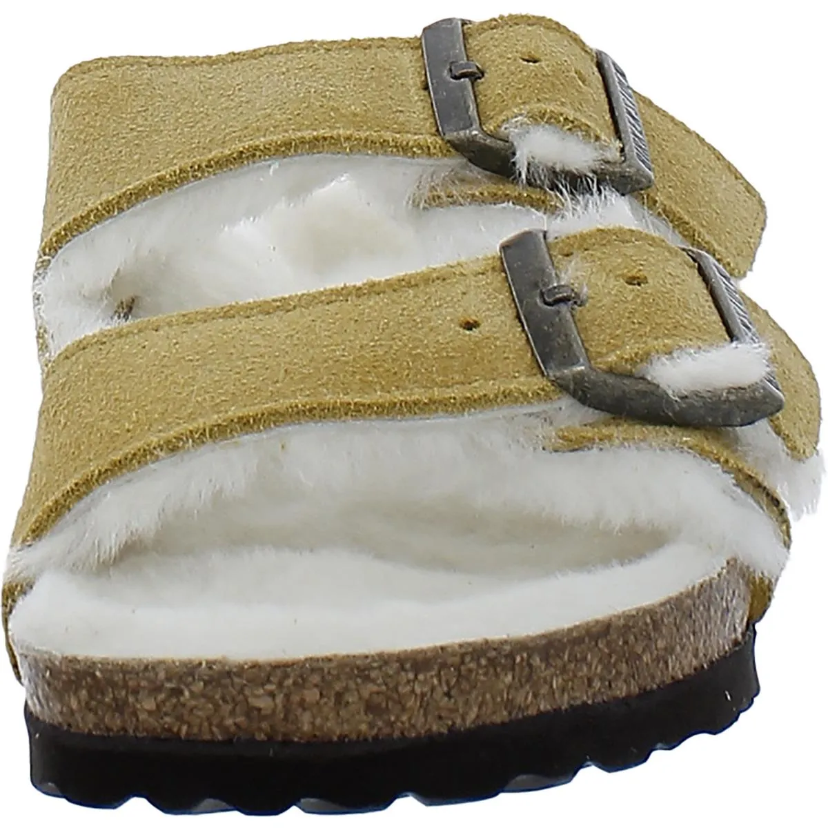 Arizona Damen Wildleder Shearling Sandalen