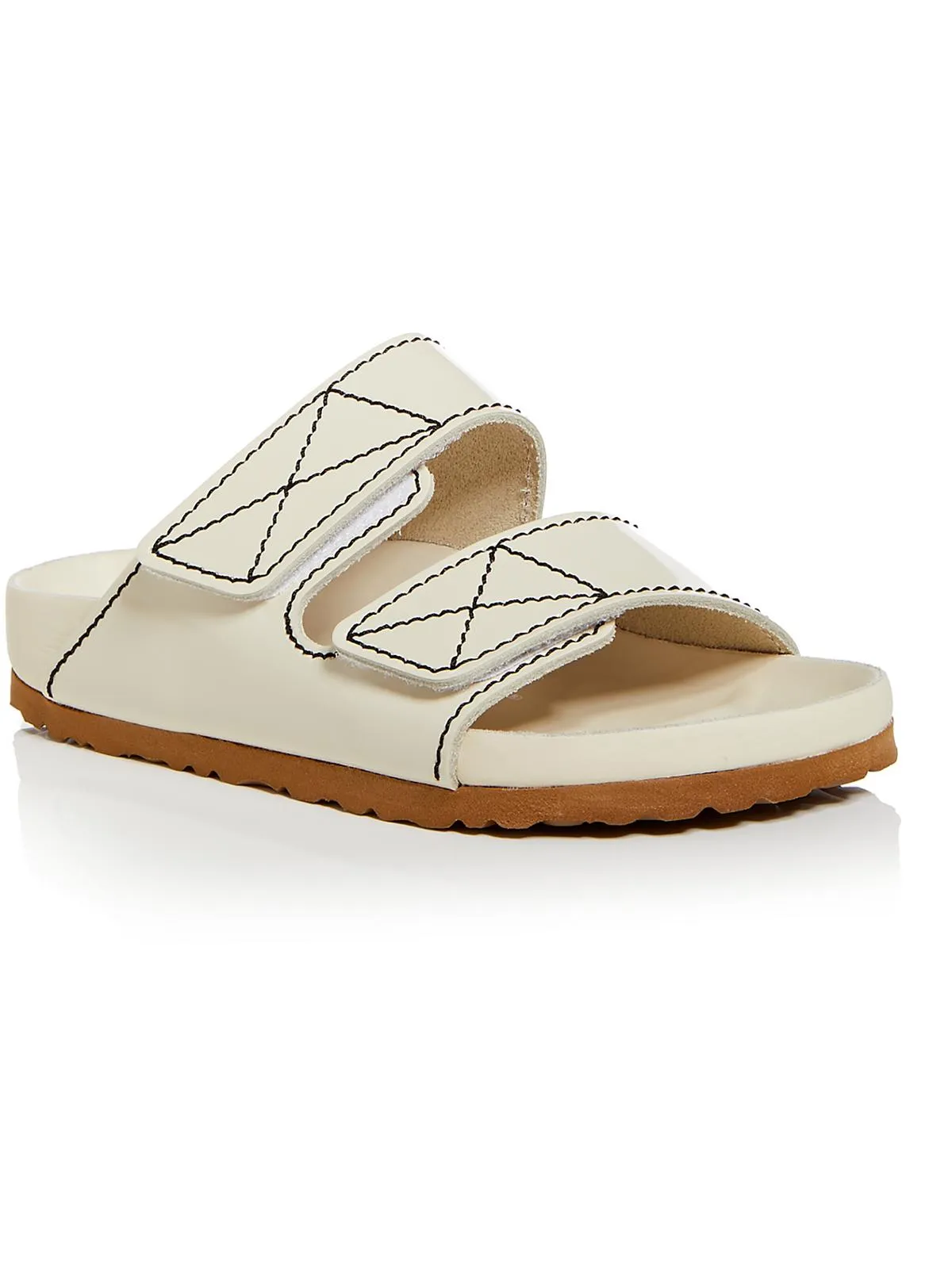 Arizona PS Damen Leder Metallic Slide Sandalen