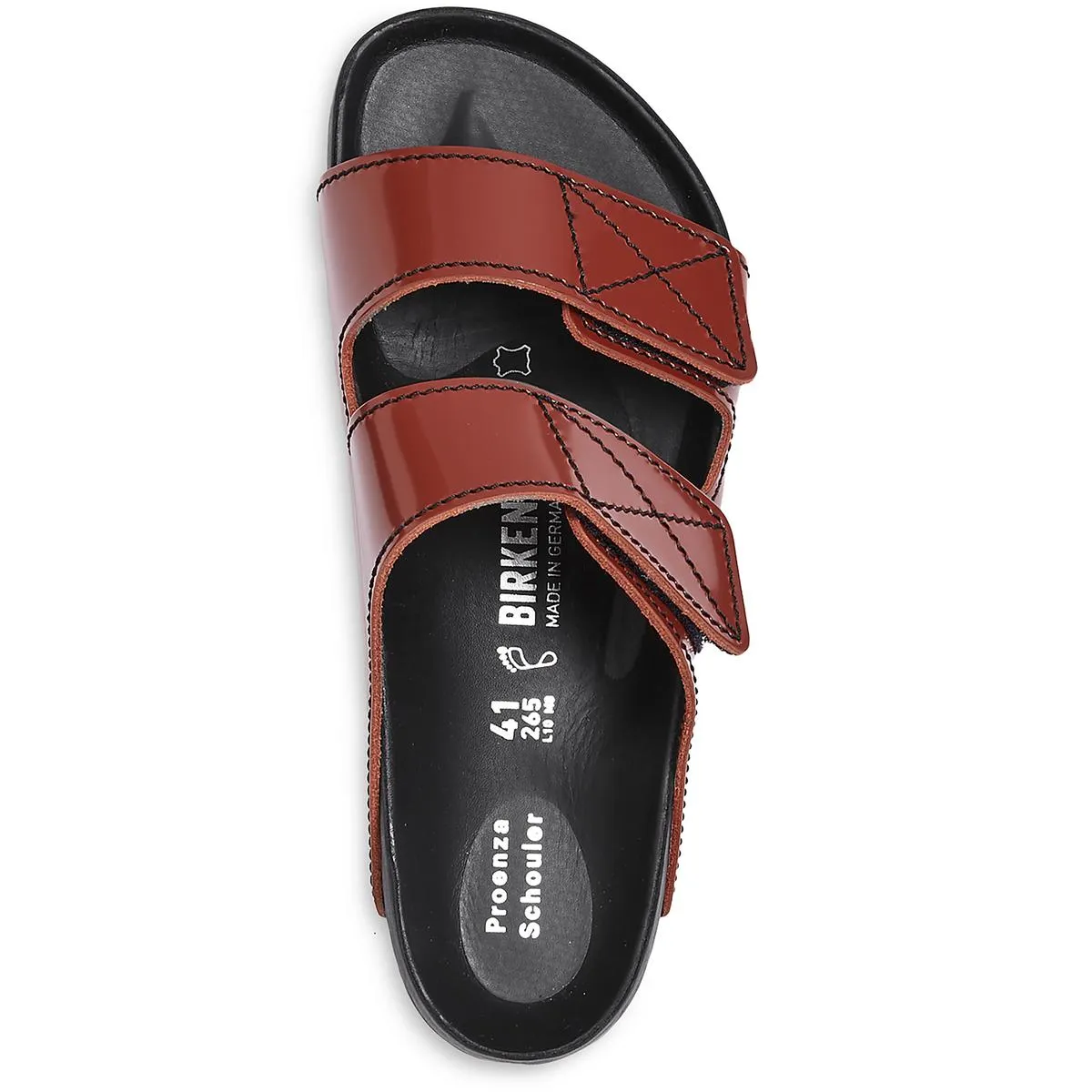 Arizona PS Damen Leder Metallic Slide Sandalen