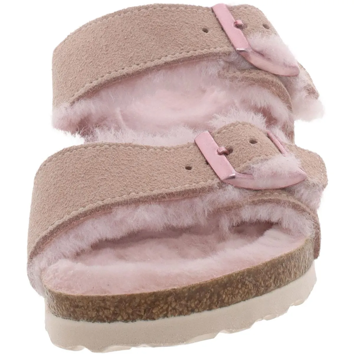Arizona Shearling Damen Wildleder-Fußbett-Slides Sandalen
