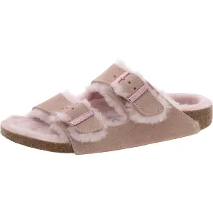 Arizona Shearling Damen Wildleder-Fußbett-Slides Sandalen
