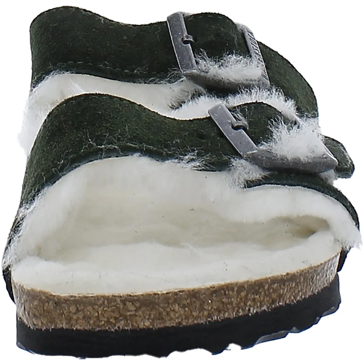 Arizona Shearling Damen Wildleder Shearling Slides Sandalen