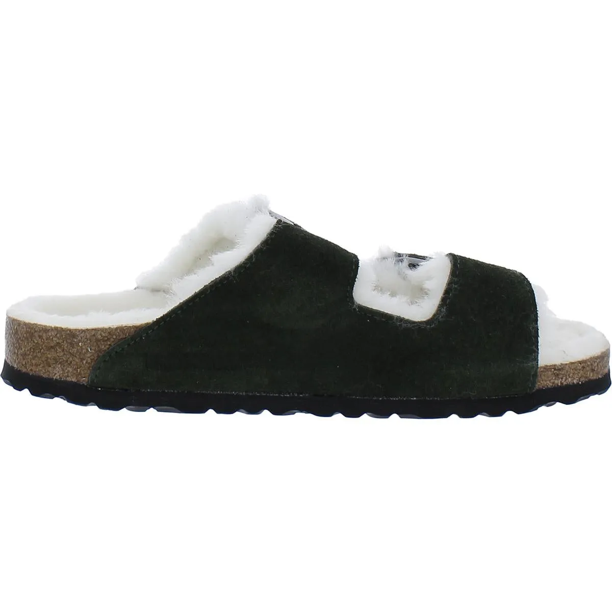 Arizona Shearling Damen Wildleder Shearling Slides Sandalen