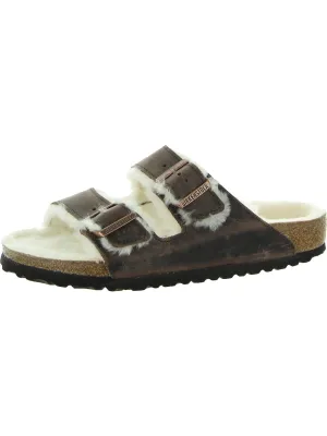 Arizona Shearling Damen Wildleder Schlupf-Sandalen mit Fußbett