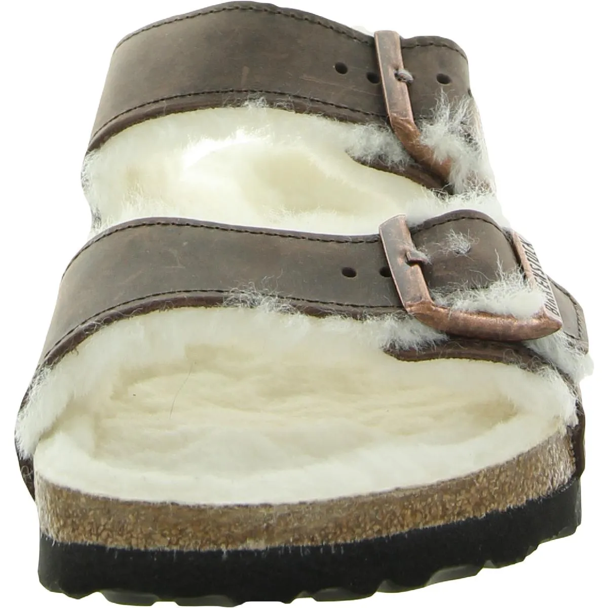 Arizona Shearling Damen Wildleder Schlupf-Sandalen mit Fußbett