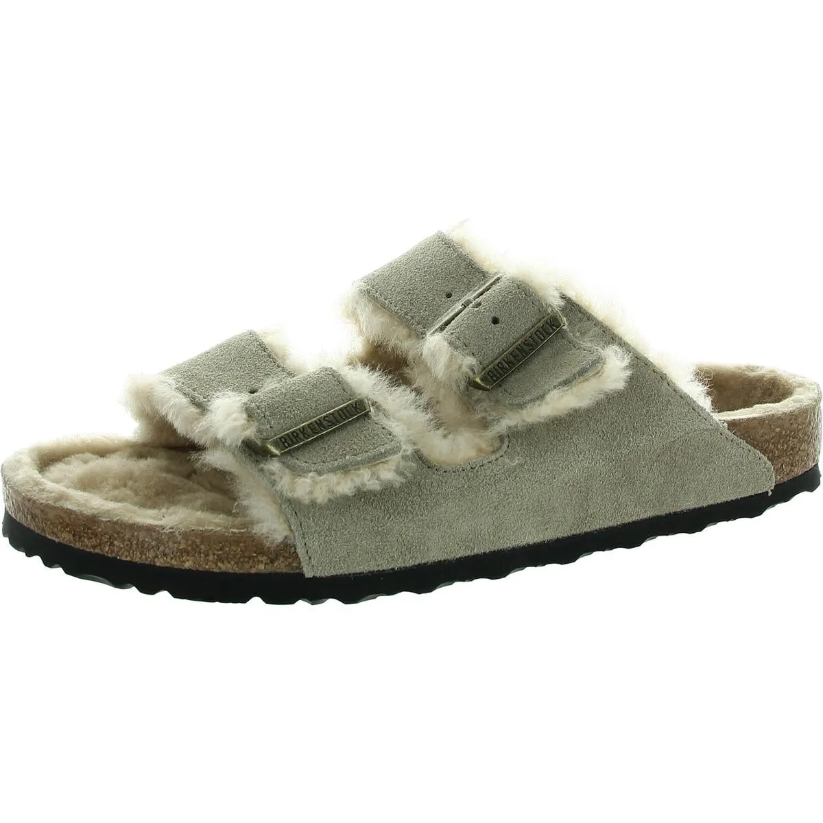 Arizona Shearling Damen Wildleder Schlupf-Sandalen