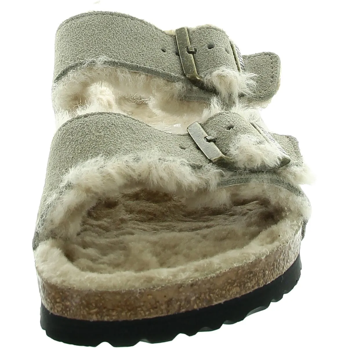 Arizona Shearling Damen Wildleder Schlupf-Sandalen