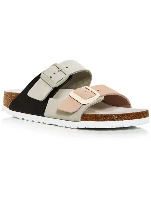 Arizona Split Damen Leder Kork Slide Sandalen
