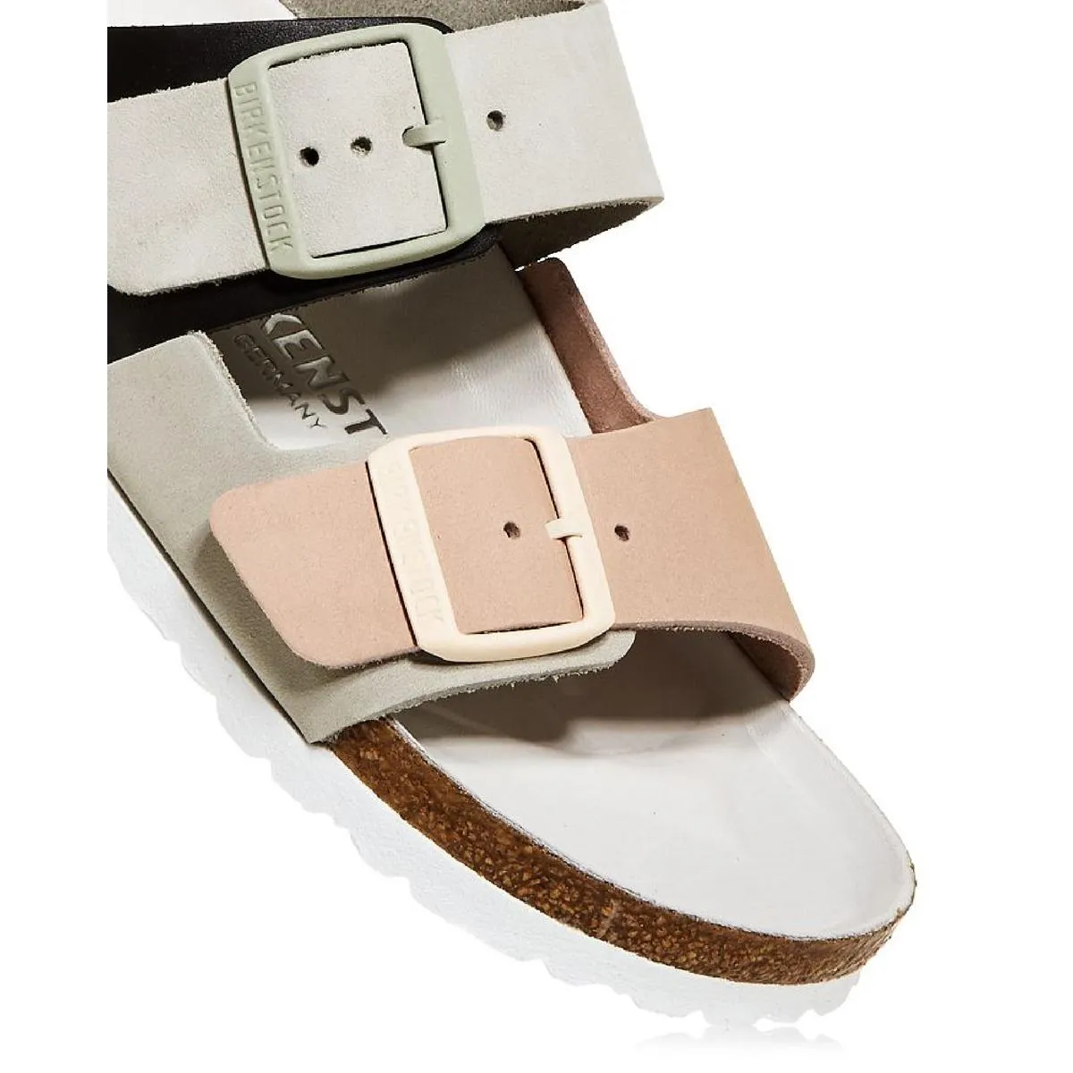 Arizona Split Damen Leder Kork Slide Sandalen
