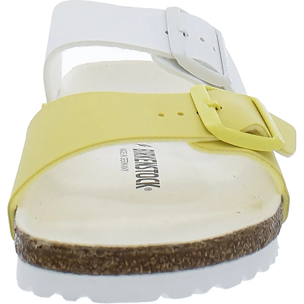 Arizona Split Damen Leder Fußbett Slide Sandalen