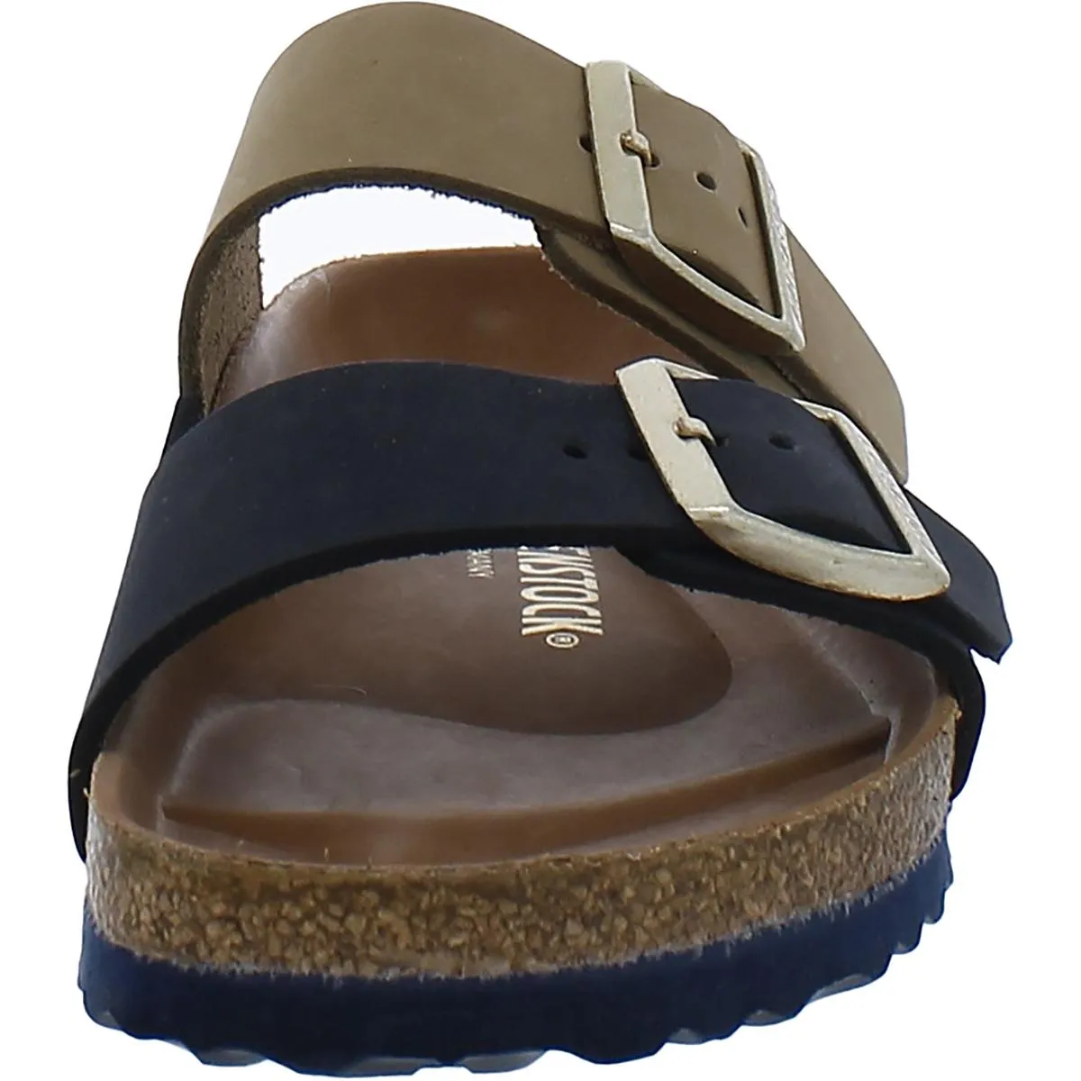 Arizona Split Damen Nubuck Doppelriemen Schlupfsandalen