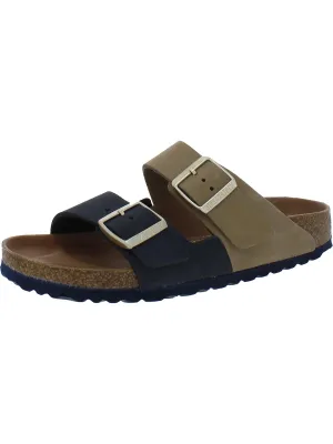 Arizona Split Damen Nubuck Doppelriemen Schlupfsandalen