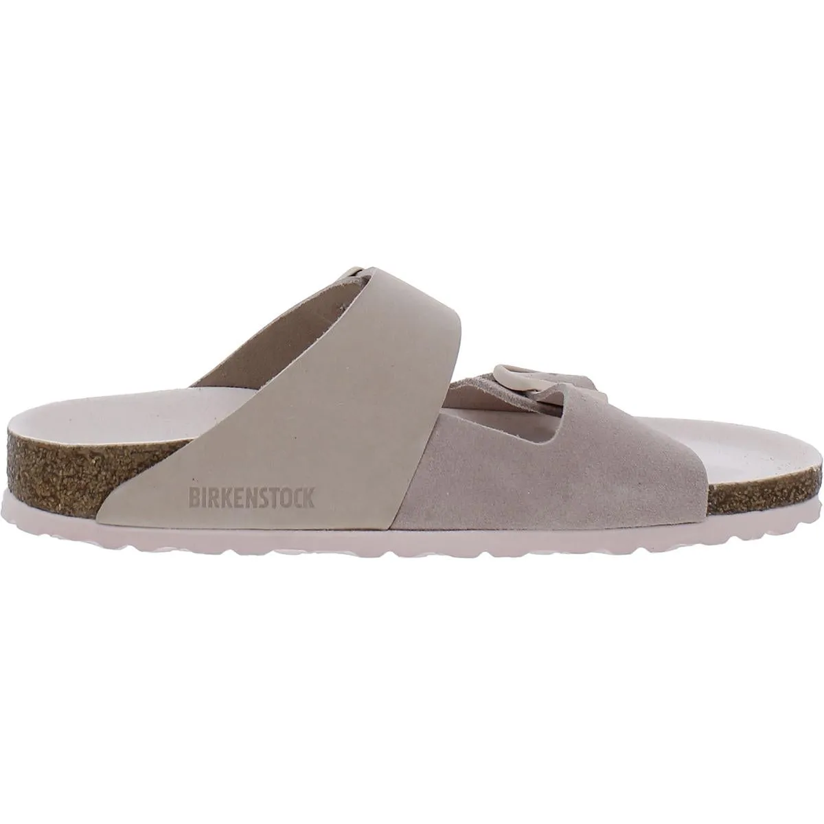 Arizona Split Damen Wildleder Kork-Slide Sandalen