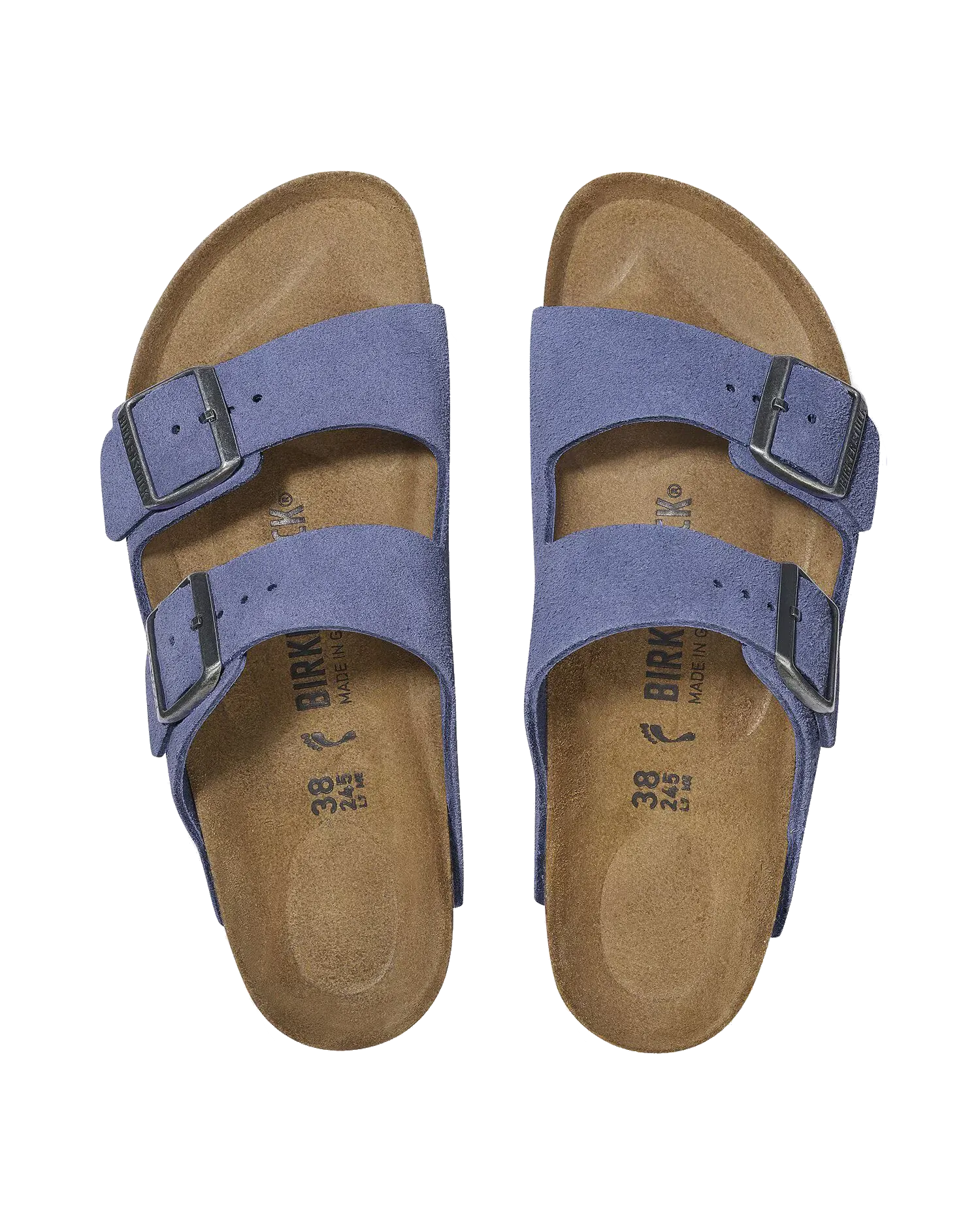 Arizona Wildleder Sandalen in Purpurdämmerung