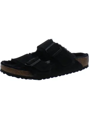Arizona Damen Leder Schlupf-Sandalen mit Fußbett