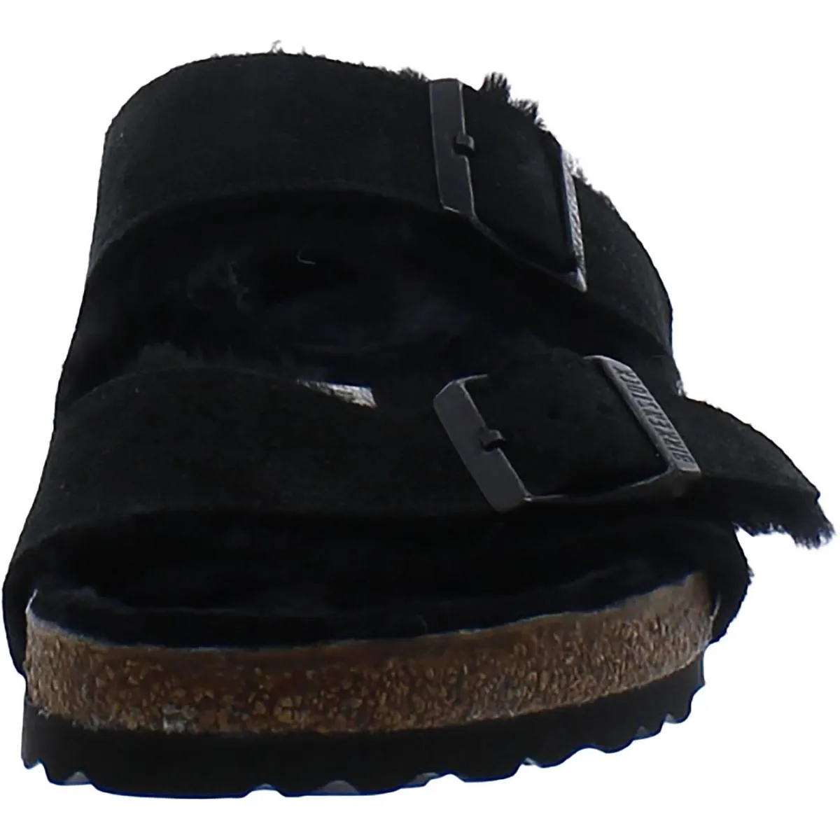 Arizona Damen Leder Schlupf-Sandalen mit Fußbett