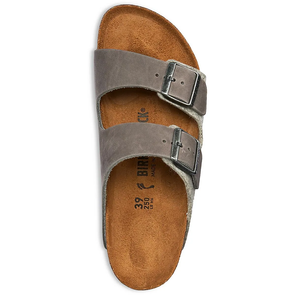 Arizona Damen Sandalen mit Nieten und Fußbett aus Leder