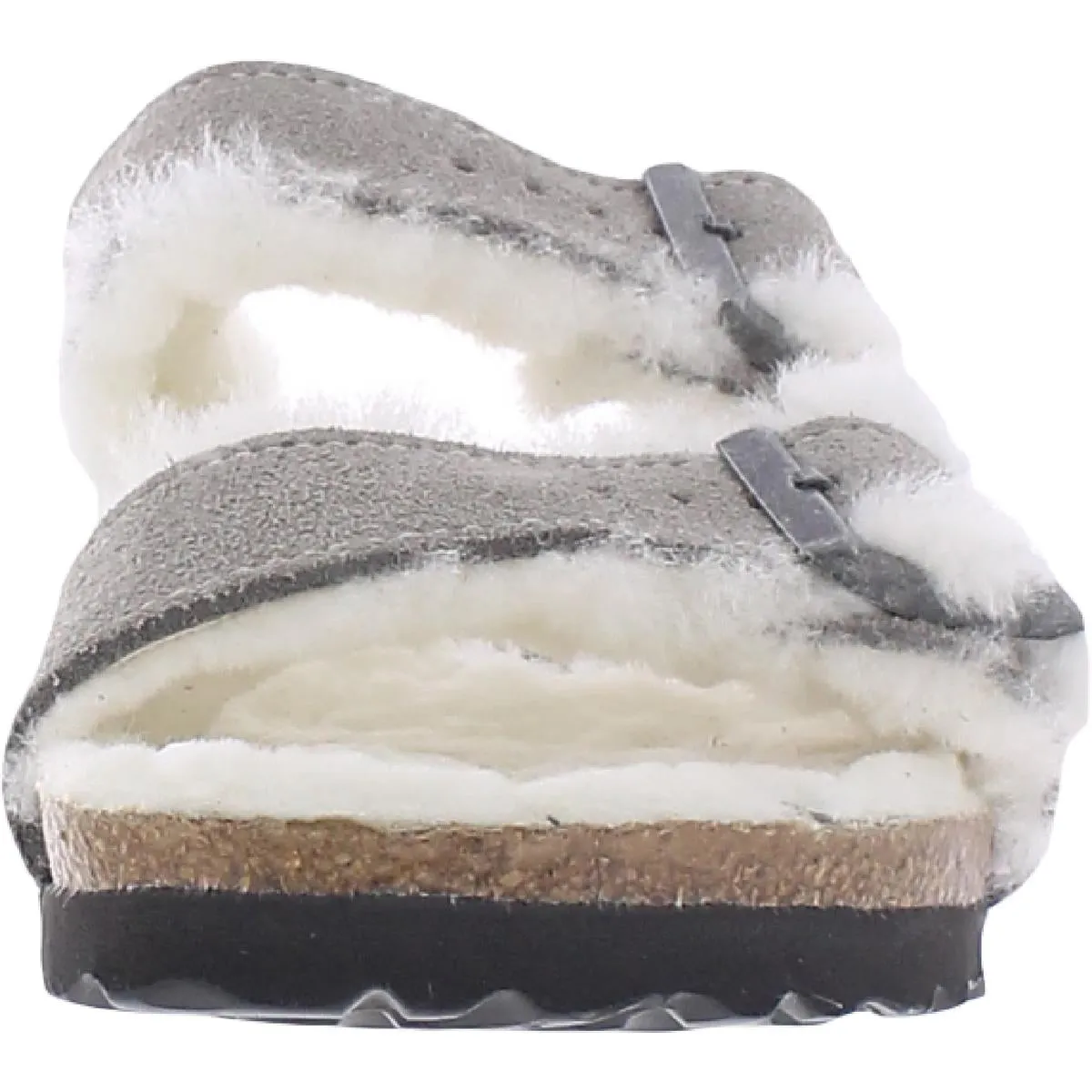 Arizona Damen Wildleder Sandalen mit Kunstfell-Fußbett