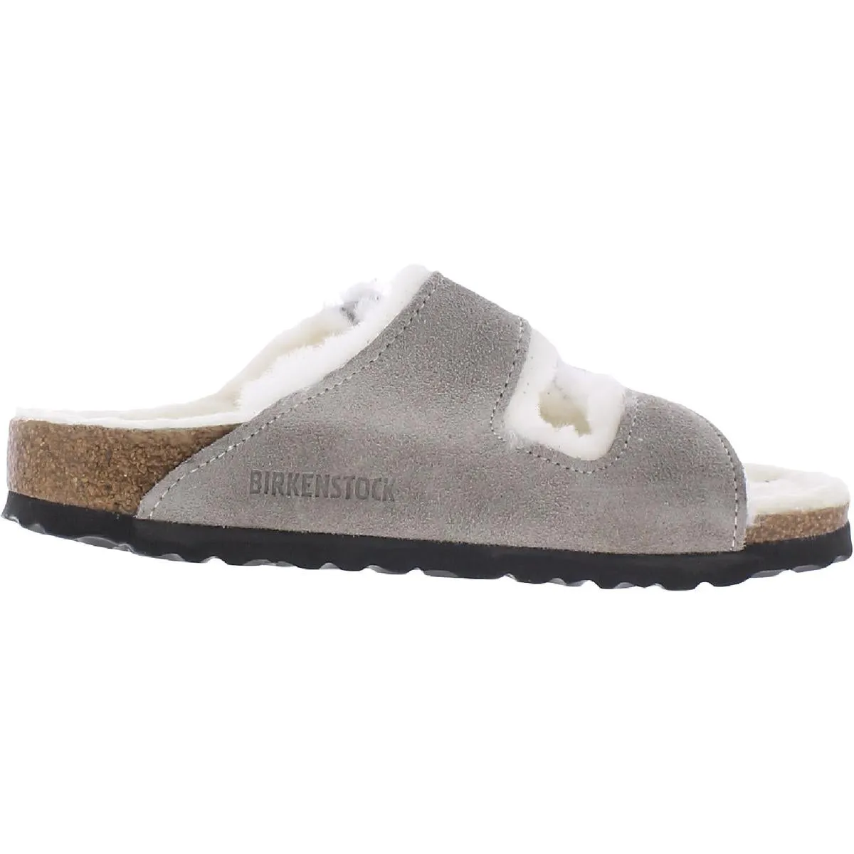 Arizona Damen Wildleder Sandalen mit Kunstfell-Fußbett