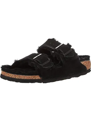 Arizona Damen Wildleder Sandalen mit Pelzfutter