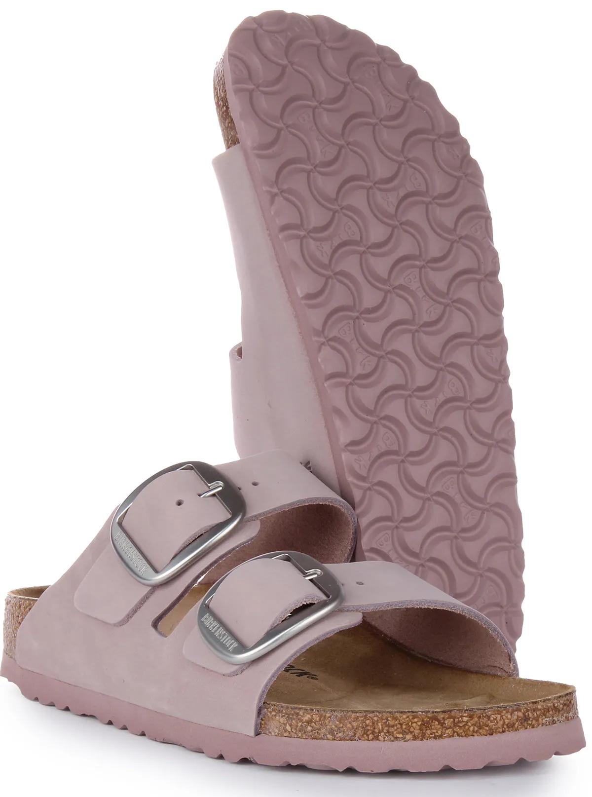 Birkenstock Arizona Big Buckle In Lila | Schmal geschnittene Schuhe Birkenstock